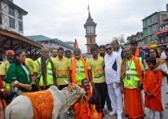 Gau Padyatra From Srinagar To Kanyakumari