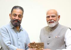 Kamal Haasan Bats for Keeladi, Meets Modi