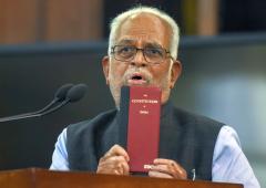 'My opponent is quintessential RSS man, I am...'