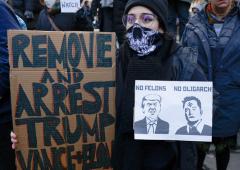 Thousands Protest Against Trump In US