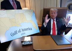 Trump Renames Gulf Of Mexico To...