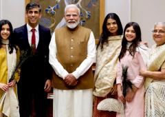 Modi Wows The Sunak Kids