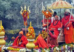 When Sadhus Arrived at Kumbh Mela