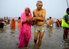 First Shahi Snan At Maha Kumbh Mela