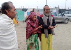 Kalpwasis Immersed In Worship At Kumbh