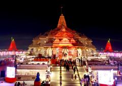 Ayodhya Lights Up for Dhwajarohan