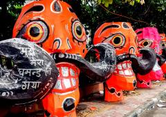 Ravana Is Ready for Dussehra