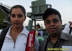 Spotted: Sania Mirza at Wimbledon
