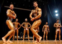 Mr Kashmir Flexes His Muscles