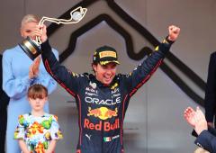 Perez wins rain-delayed and red-flagged Monaco GP