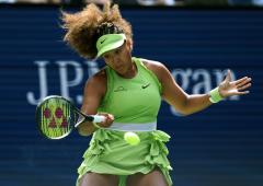 PIX: Naomi Osaka thrills with frills at US Open