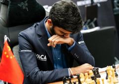 Gukesh In Tears After Loss