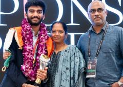 SEE: Gukesh, Mum, Dad & The Trophy