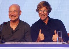 What's Agassi Doing With Jonty Rhodes?