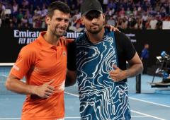 Bromance on court- Djokovic and Kyrgios 