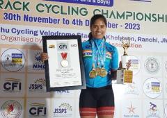 Sarita's bronze triumph shines in Asian Cycling