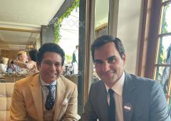 Wimbledon: When Tendulkar met Federer 