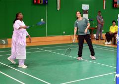SEE: Prez Plays Badminton With Saina