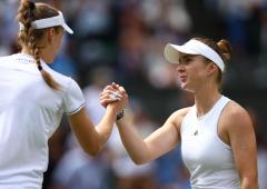Wimbledon PIX: Rybakina, Krejcikova enter semis