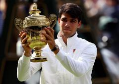 PIX: Alcaraz blows away Djokovic to win Wimbledon