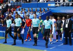 Football, Rugby kick-off Paris Olympic games