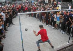 As Olympics kick off, Gazans seek refuge in football