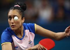 Manika advances to pre-quarters in Montpellier