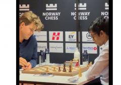 Norway Chess: Praggnanandhaa loses to Carlsen