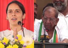 Saina hits out at Congress leader for sexist remark