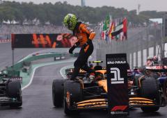 McLaren's Norris claims pole position for Brazilian GP