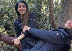 Saina's Masti In Bhutan!