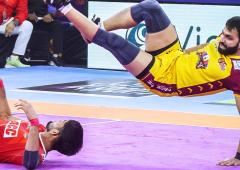 PKL: Gujarat Giants edge past Telugu Titans