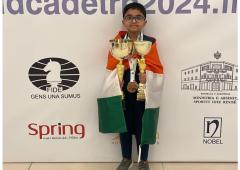 Divith Reddy is Under-8 World Cadets Champion