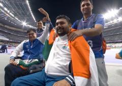 Amit Saroha gets 'gurudakshina' at Paris Paralympics