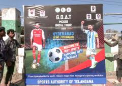 Telangana CM Reddy 'Ready' for Messi Penalty Shootout