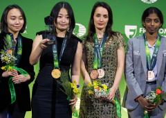 Vaishali wins women's World Blitz bronze