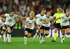 PIX: Germany edge France on penalties to enter Euro semis