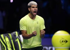 PIX: Alcaraz, Sinner to clash in ATP Finals title match