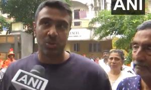 Ashwin lands in Chennai just a day after retirement