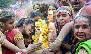 Goodbye Bappa, Says India