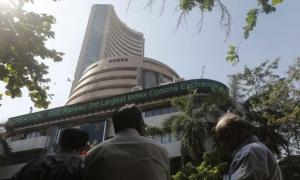 Sensex pares early gains, ends up 90 points