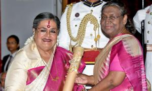 Usha Uthup, Mithun Get Padma Bhushan Awards
