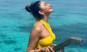 Rakul Enjoys Maldives' Magic