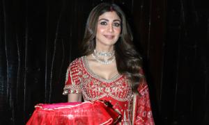 Shilpa's Gorgeous Karwa Chauth Look