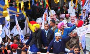 Laptops for students, Dalit deputy CM: AAP's Punjab poll manifesto