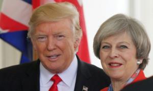 'Will lead the world together again: Britain's May meets Trump