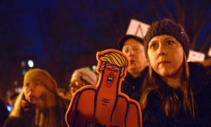PHOTOS: Trump travel ban protests spread from US to UK