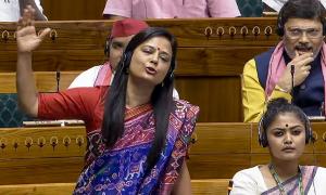 Moitra shows she's lost none of her fire, slams BJP