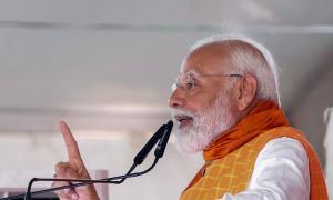 Cong will put 'Babri lock' on Ram temple: Modi