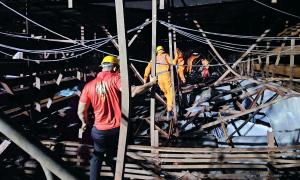 Hoarding collapse: 'Hopes of finding survivors slim'